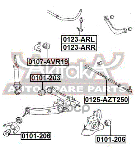 ВТУЛКА ЗАДНЕГО СТАБИЛИЗАТОРА D19