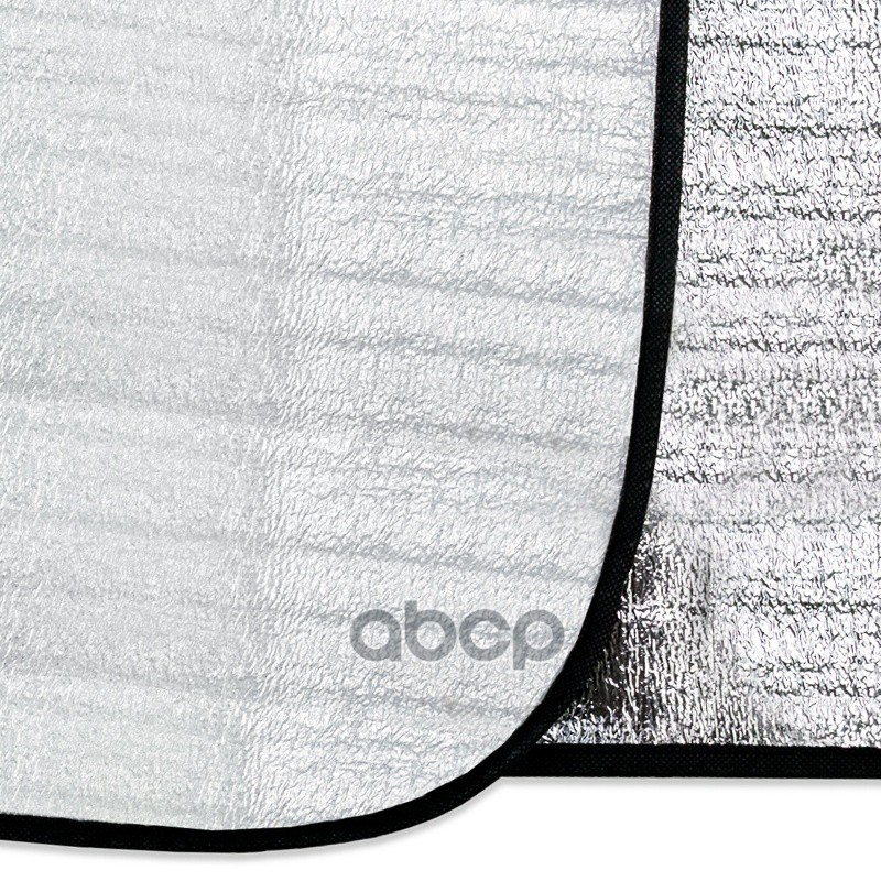 Шторка на лобовое стекло серебро 130 х 60 см гармошка AVS 43094