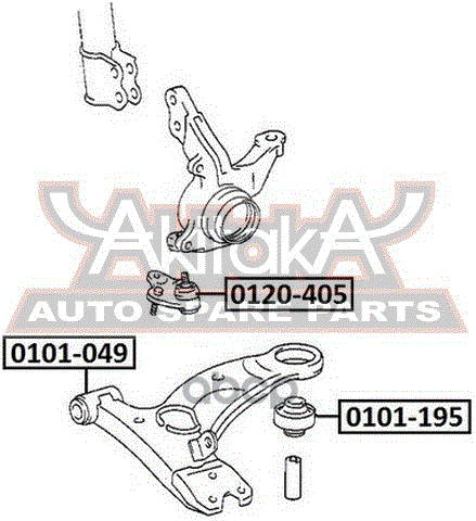 САЙЛЕНТБЛОК ПЕРЕДНЕГО РЫЧАГА ЗАДНИЙ