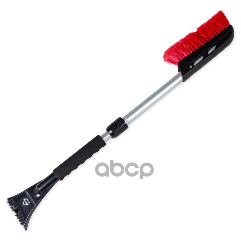 Щетка со скребком телескопическая 82-105см черно-красная ARNEZI