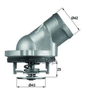Термостат MERCEDES mot.112113 Mahle/Knecht арт. TI4587D
