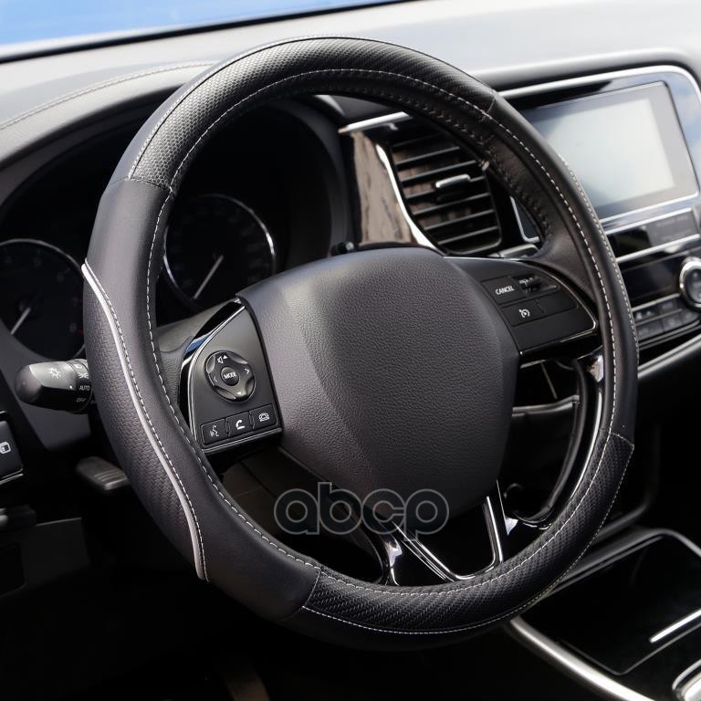 Оплетка руля M Azard Sigma экокожа карбон черная OPLA0180