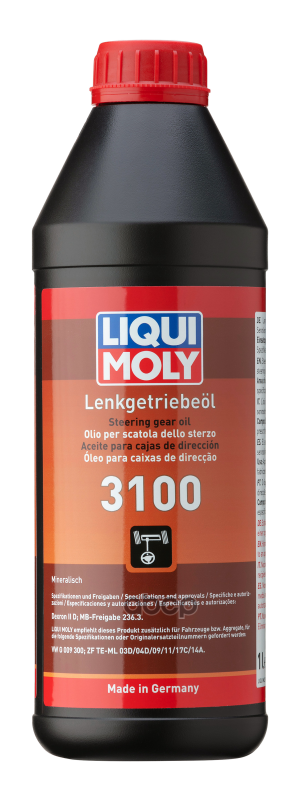 Liquimoly Lenkgetriebe-Oii 1L Жидкость Гидравлическая !Минdexron Iid,Mb236.3,Zf Te-Ml 09,11, 4A LIQUI MOLY арт. 1145