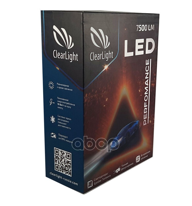 Светодиод LED Performance H4 7500 lm (1 шт) 6000K ClearLight CLPFMLEDH4