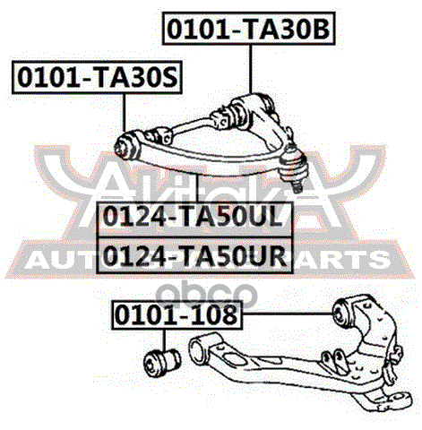 РЫЧАГ ПЕРЕДНИЙ ВЕРХНИЙ ПРАВЫЙ