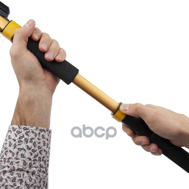 Щ тка-см тка со скребком телескопическая поворотная (90-102 см) с мягкой ручкой,