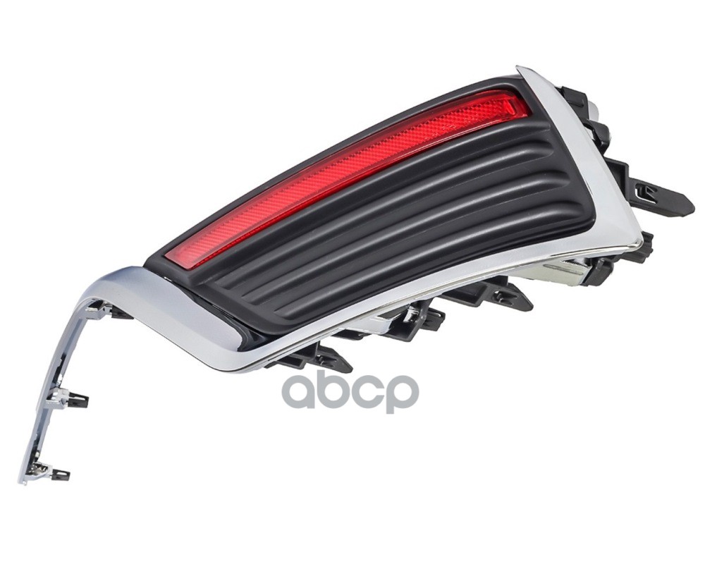 Накладка бампера заднего правая в сборе с хром молдингом LC300 2021-