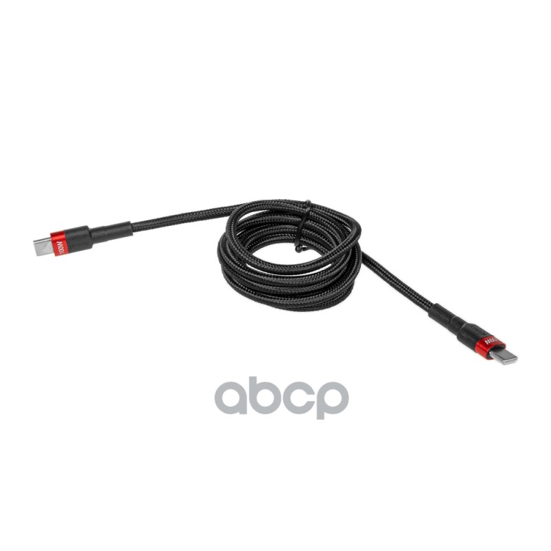 Дата-кабель Type C - Type C (1.2м, 5A, 100W) быстрая зарядка, в оплетке ARNEZI A0605041