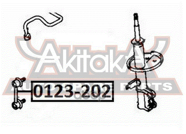 ТЯГА СТАБИЛИЗАТОРА ПЕРЕДНЯЯ ПРАВАЯ