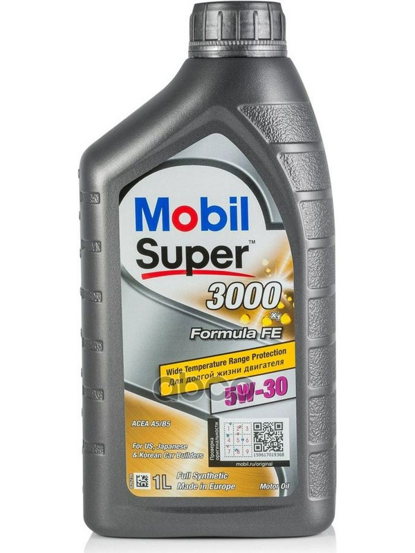 Mobil Mobil Super 3000 X1 Formula Fe 5W30 Sl (Turkey) 1Л Синт. (Масло Моторное)