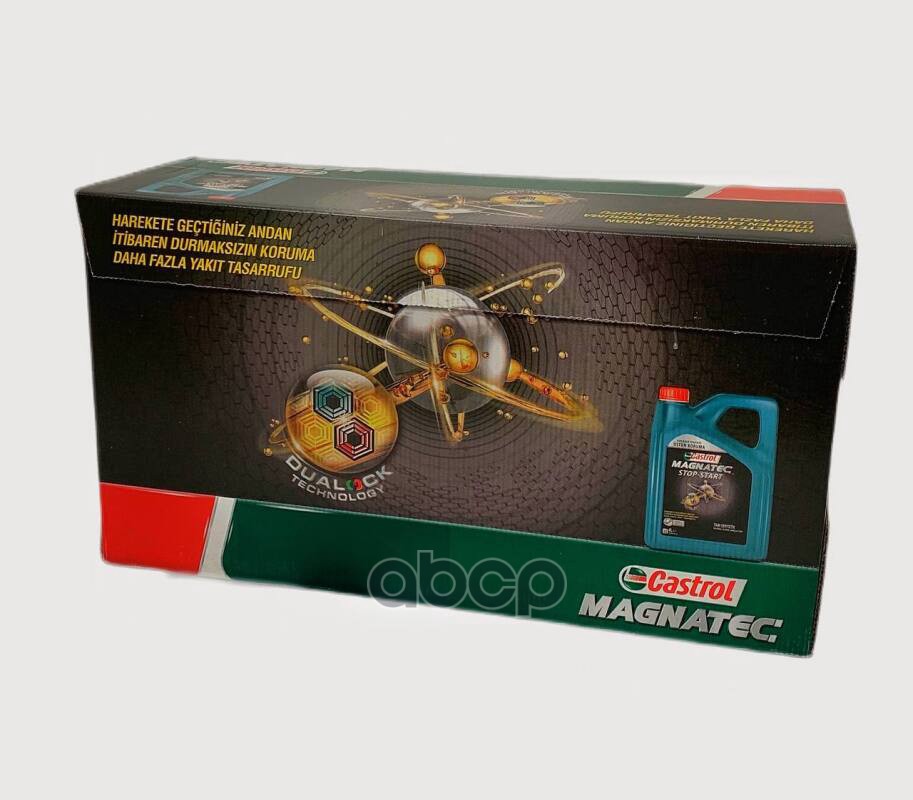Масло моторное Castrol Magnatec Stop-Start  5W-30 SN, A1/B1, A5/B5, GF-5 синтетика  4 л Описание:Создано новое поколение уникальных молекул DUALOCK, которые обеспечивают непрерывную защиту двигателя при каждом его пуске. Количество дорожных “пробок” значи