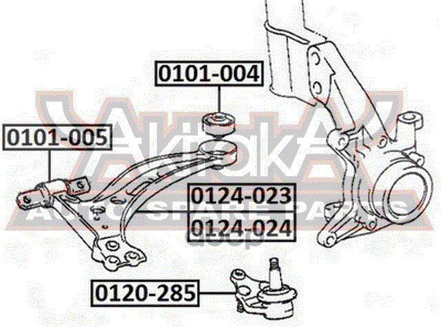 Опора шаровая переднего нижнего рычага LEXUS ES300 MCV20 1996-2001