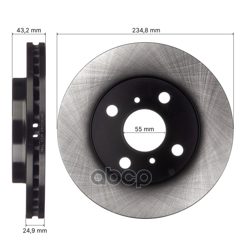 Диск тормозной передний AVANTECH 43512-52060