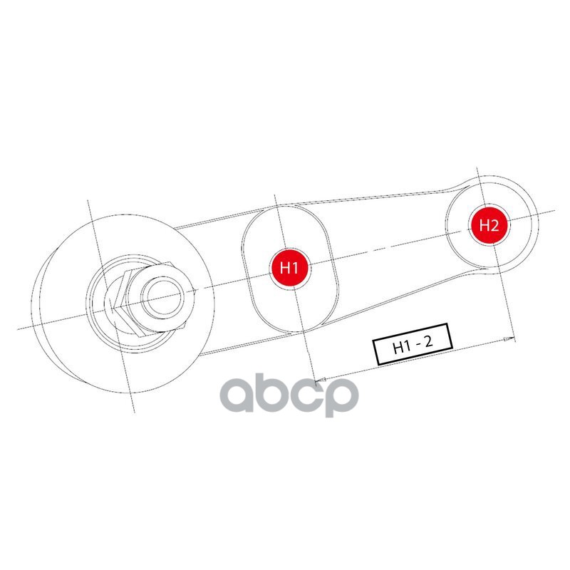 (старый номер CBKD-4) Шаровая опора  ниж.
