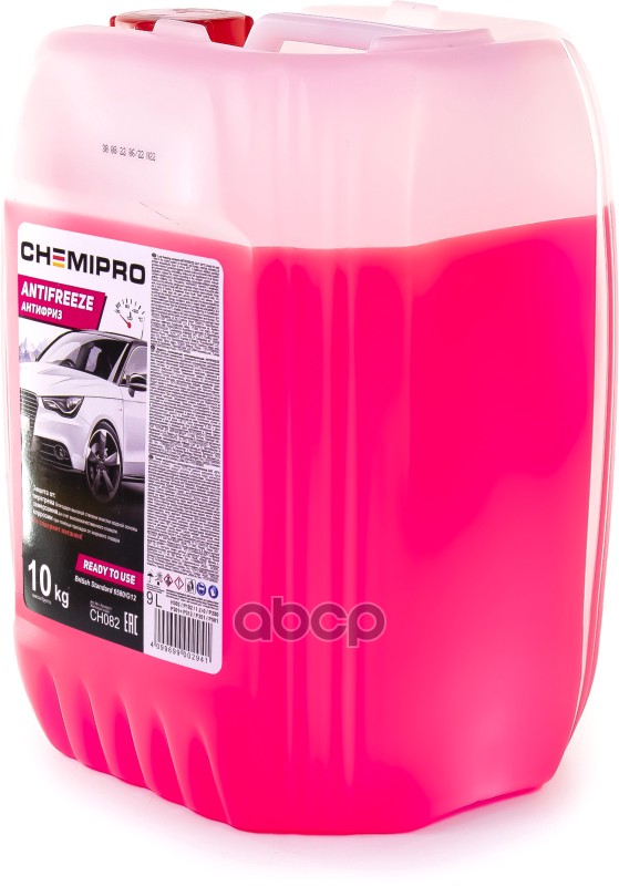 антифриз Chemipro G12 готовый 10kg красный