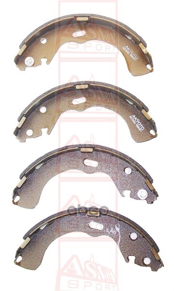 КОЛОДКИ ТОРМОЗНЫЕ БАРАБАННЫЕ ЗАДНИЕ