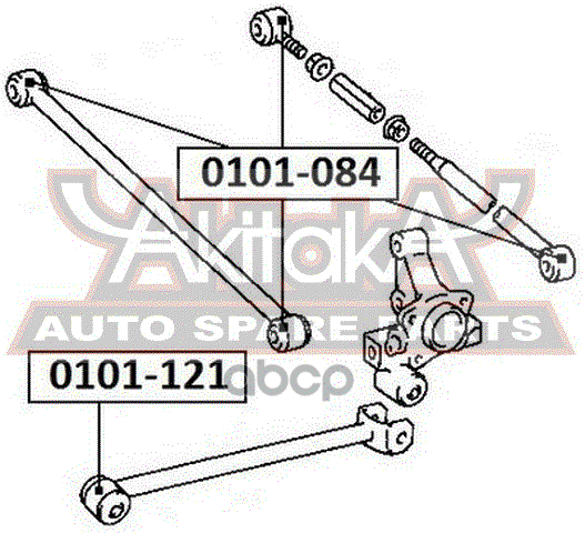 САЙЛЕНТБЛОК ЗАДНЕЙ ПРОДОЛЬНОЙ ТЯГИ ПЕРЕДНЕЙ