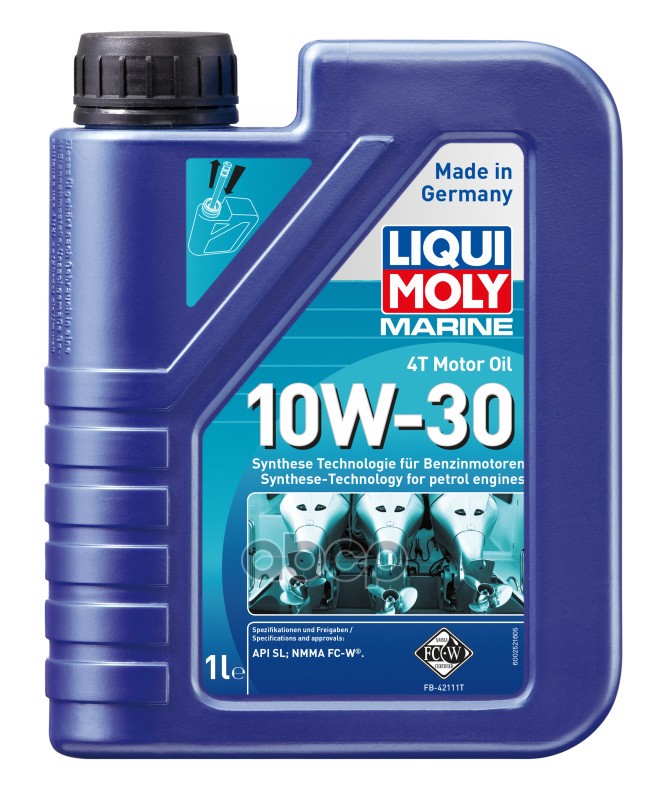 Liquimoly 10W30 Marine 4T Motor Oil (1L) Синт. Масло Моторн.! Для Водн.технapi Sl LIQUI MOLY арт. 25022