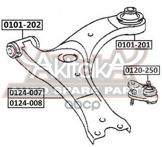 ОПОРА ШАРОВАЯ НИЖНЯЯ
