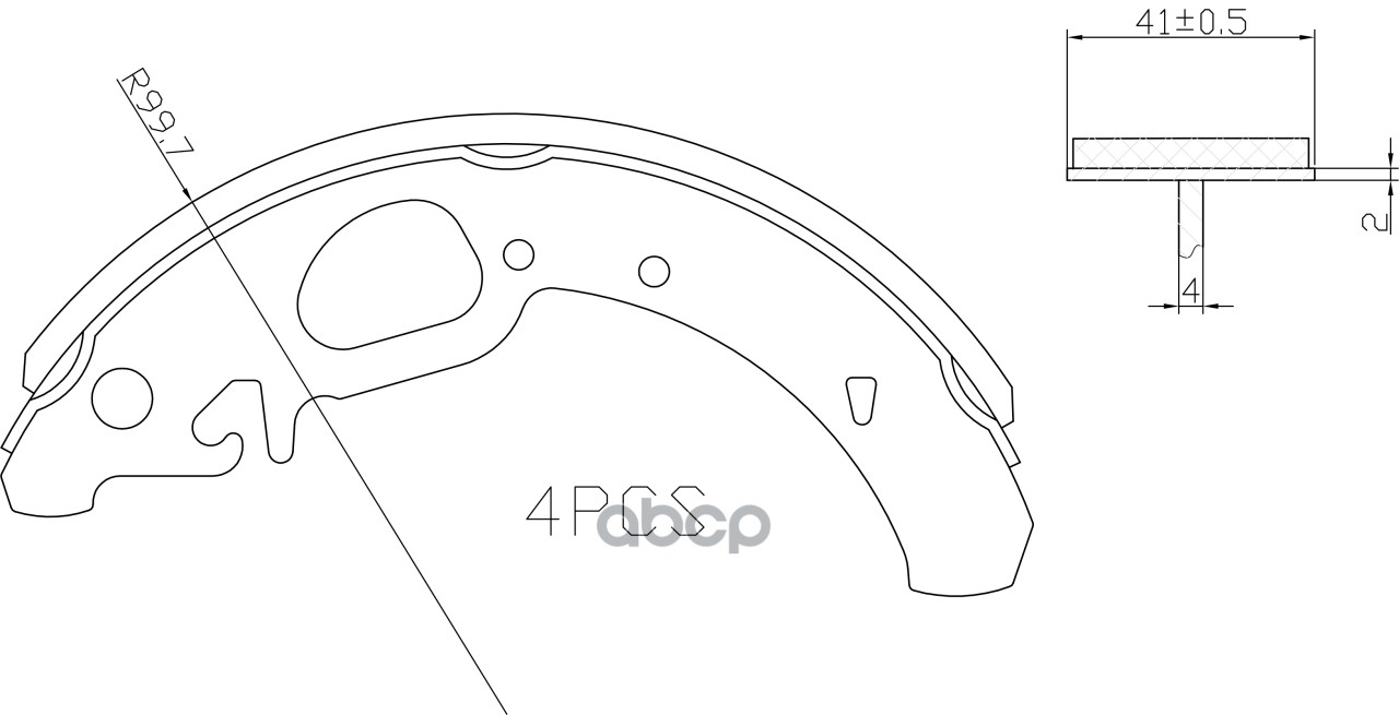 LD206 Колодки тормозные задние BARNETT