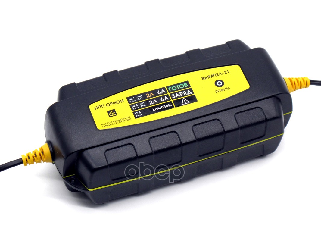 Устроиство зарядное Вымпел 12V 6A Вымпел-21 (автомат, светодиод)