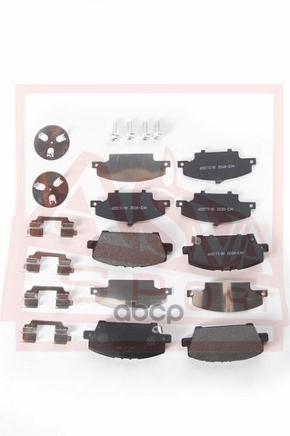 КОЛОДКИ ТОРМОЗНЫЕ ДИСКОВЫЕ ПЕРЕДНИЕ