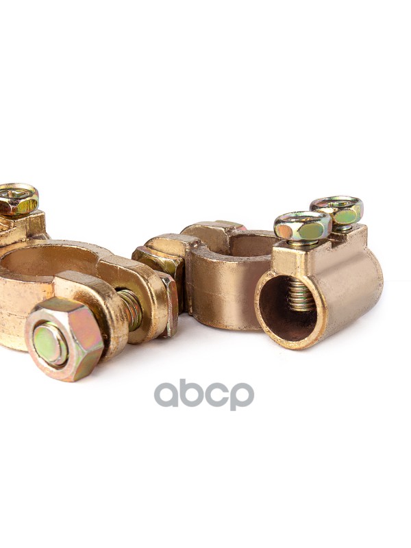 Клеммы АКБ Autovirazh латунные в блистере AV - 010101