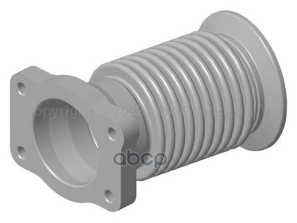 Гибкий трубопровод EGR от управляющего клапана к охладителю EGR