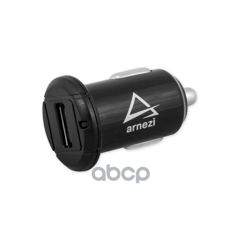 Адаптер автомобильный 1USB 5В 1А в прикуриватель Черный