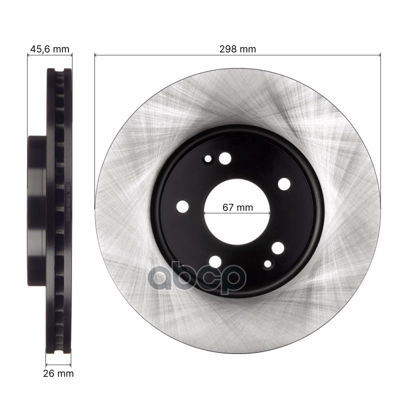 Диск тормозной передний AVANTECH 41441-34000/ 41441-34001/ 41441-34002