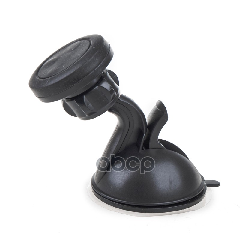 Держатель телефона магнитный на присоске / черный