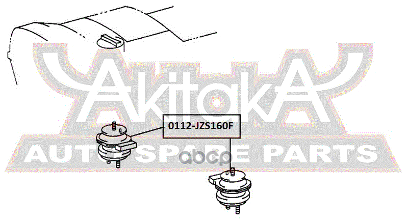 ПОДУШКА ДВИГАТЕЛЯ ПЕРЕДНЯЯ