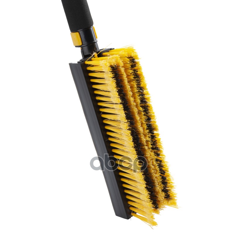 Щ тка-см тка со скребком телескопическая поворотная (90-102 см) с мягкой ручкой,