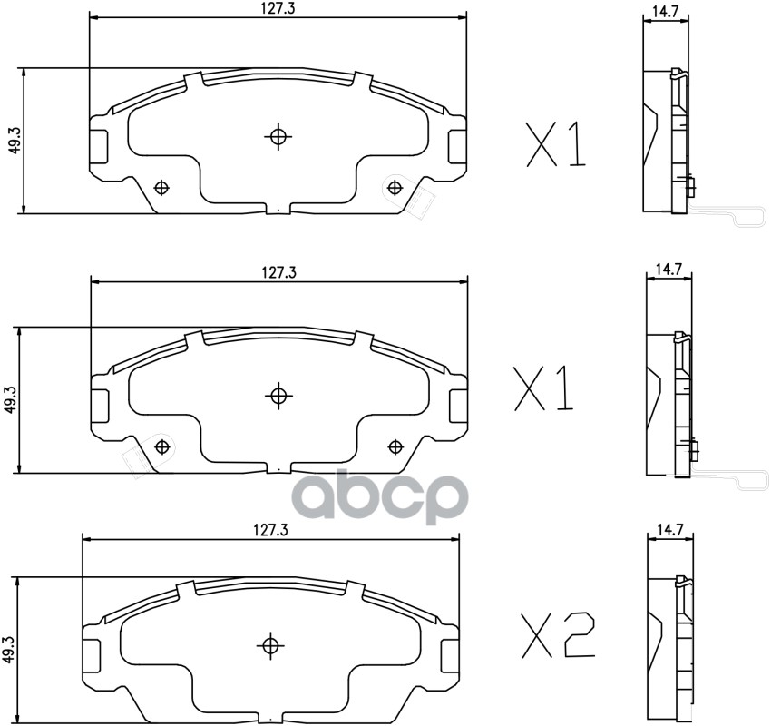 HND005 Колодки тормозные передние BARNETT