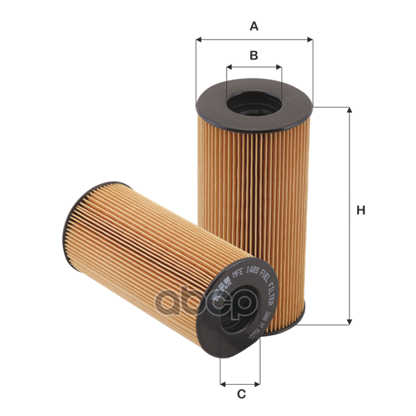 Mfe1489 (4224811M1, 4816636, 605013) Фильтр Топливный FIL FILTER арт. MFE1489
