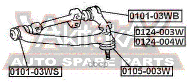 САЙЛЕНТБЛОК МАЛЕНЬКИЙ ПЕРЕДНЕГО ВЕРХНЕГО РЫЧАГА