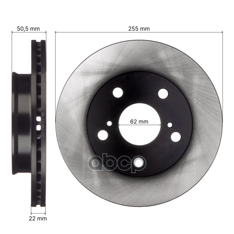 Диск тормозной передний AVANTECH 43512-22230 / 43512-22240 / 43512-32150 / 43512-32240
