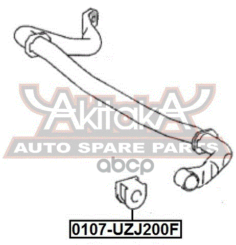 Втулка переднего стабилизатора d34 Lexus LX570 07>, Toyota Land Cruiser 07> D34