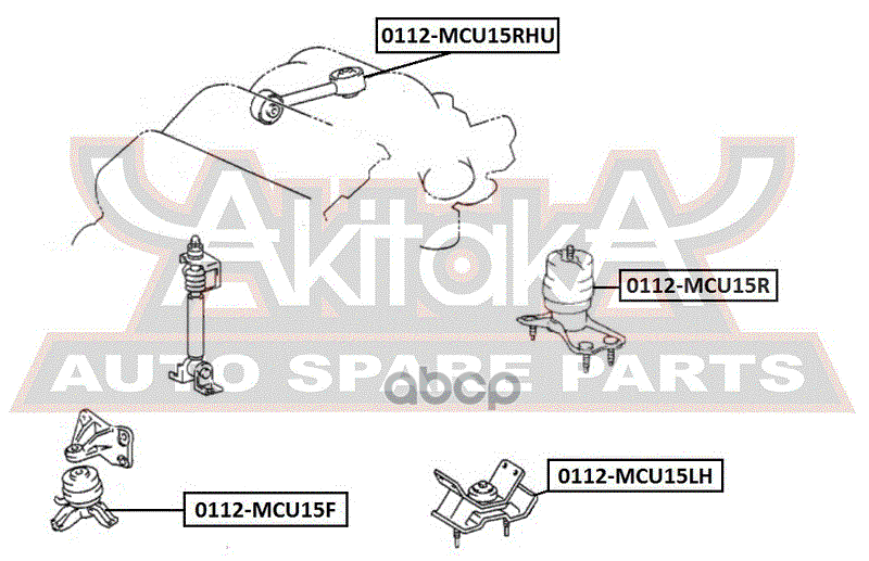 ПОДУШКА ДВИГАТЕЛЯ ПЕРЕДНЯЯ ГИДРАВЛИЧЕСКАЯ