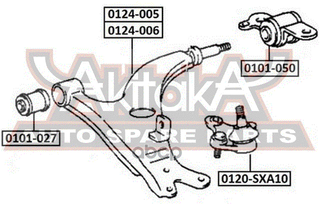 Рычаг передний левый