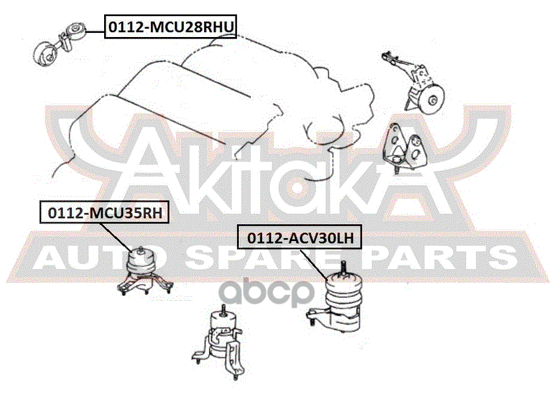 ПОДУШКА ДВИГАТЕЛЯ ПРАВАЯ