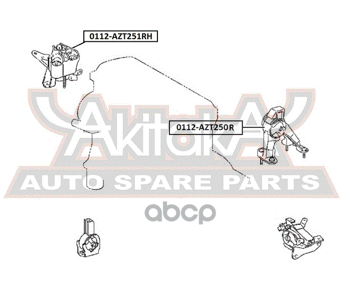 Подушка двигателя правая