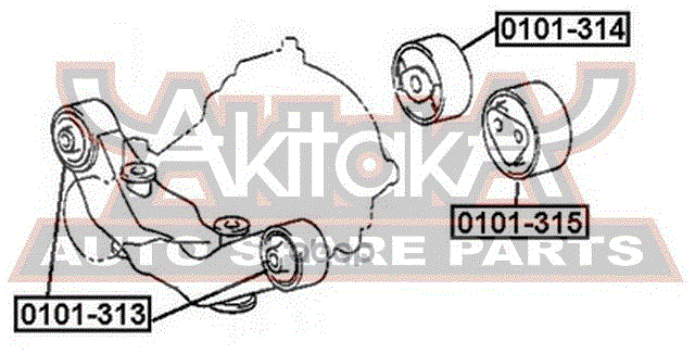 САЙЛЕНТБЛОК ПОДУШКИ ДИФФЕРЕНЦИАЛА