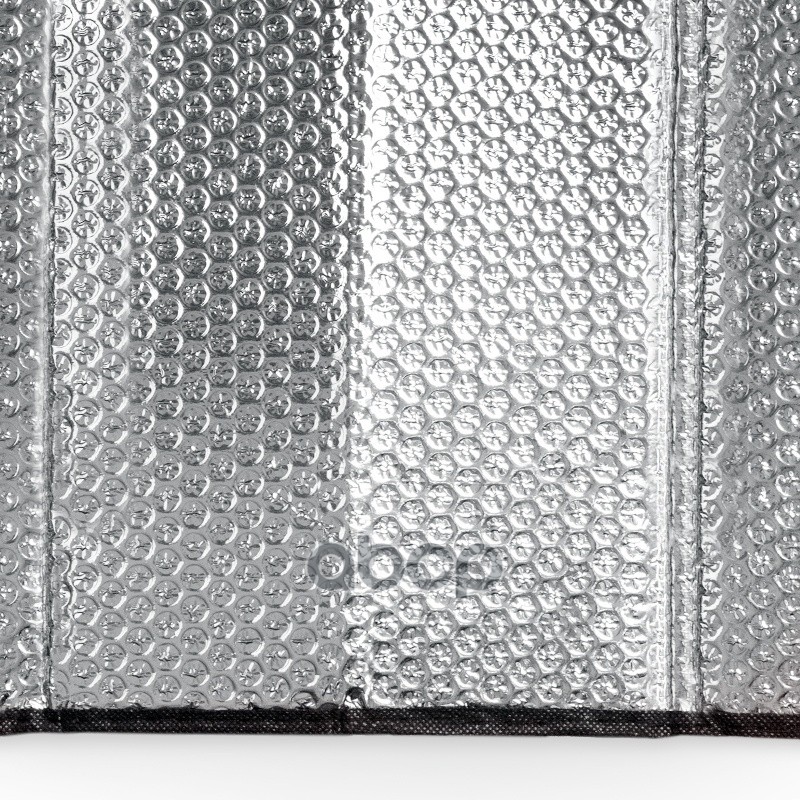 Шторка на лобовое стекло серебро 130 х 60 см гармошка AVS Single Bubble Ст. 43095