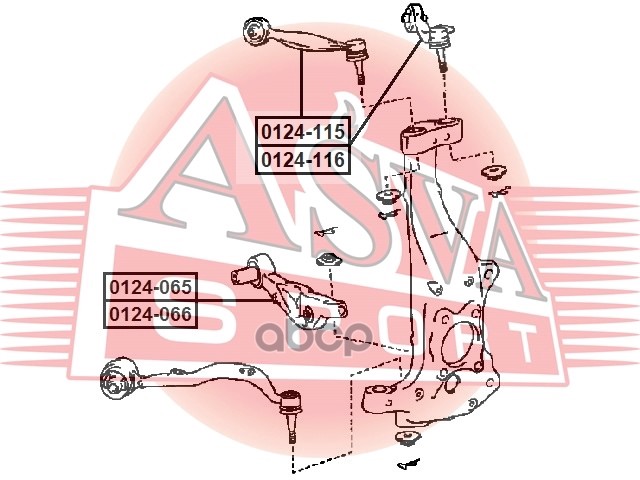 РЫЧАГ ПЕРЕДНИЙ ВЕРХНИЙ  ЛЕВЫЙ