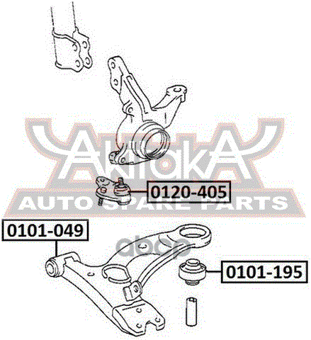 САЙЛЕНТБЛОК ПЕРЕДНЕГО НИЖНЕГО РЫЧАГА ПЕРЕДНИЙ