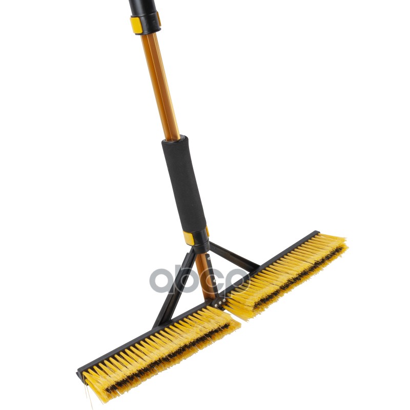 Щ тка-см тка со скребком телескопическая поворотная (90-102 см) с мягкой ручкой,