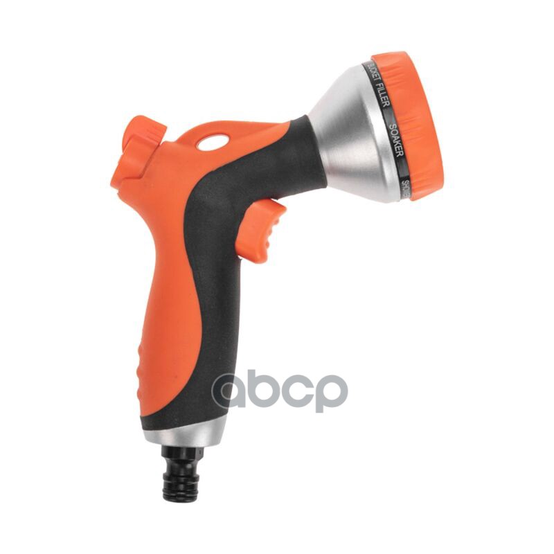 Пистолет-распылитель многофункциональный с прорезиненной ручкой и курк