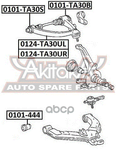 РЫЧАГ ПЕРЕДНИЙ ВЕРХНИЙ ПРАВЫЙ