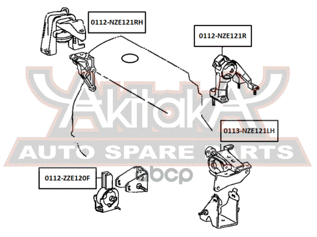 ПОДУШКА ДВИГАТЕЛЯ ЗАДНЯЯ